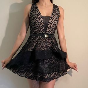 Short black dress, size S
